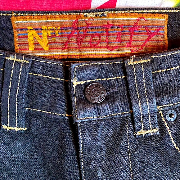 Black Straight NOTIFY Pants- Size 28 - - Picture 3 of 3